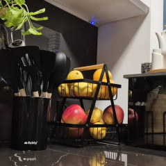 Tvånivå fruktkorg / grönsakskorg Ruhhy 24265