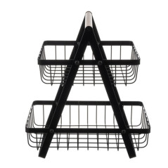 Tvånivå fruktkorg / grönsakskorg Ruhhy 24265