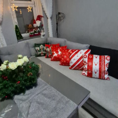 Dekorativ kuddeöverdrag 45x45 cm Ruhhy x4 24827