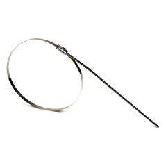 Bandklämmor av rostfritt stål 4,6x150mm 100 st. amio-04320