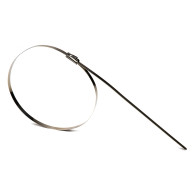 Mässingsklämmor av rostfritt stål 4,6x200 mm 100 st. amio-04321