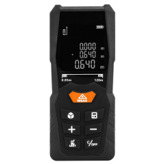Laseravståndsmätare, räckvidd 80 m, IP54