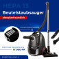 AD 7054 Dammsugare med påse som är allergivänlig - hepa 13