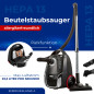 AD 7054 Dammsugare med påse som är allergivänlig - hepa 13