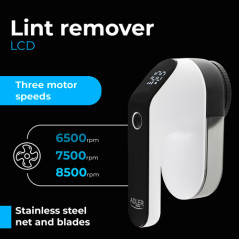 AD 9618 Tygklippare med LCD-skärm + extra blad