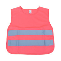 Reflexväst för barn i rosa färg, modell amio-03987.