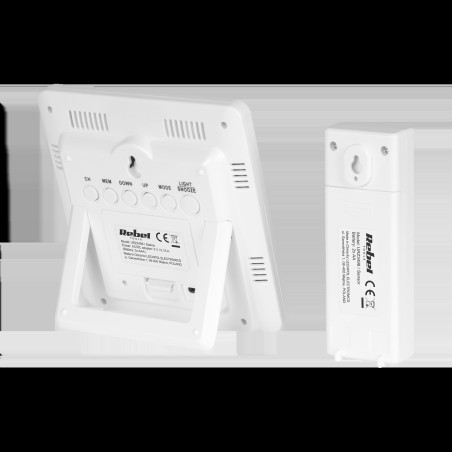 Trådlös väderstation med extern sensor (färgskärm)