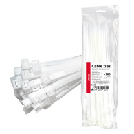 Kabelbinder vit 4,8×300mm 100 st. amio-04311