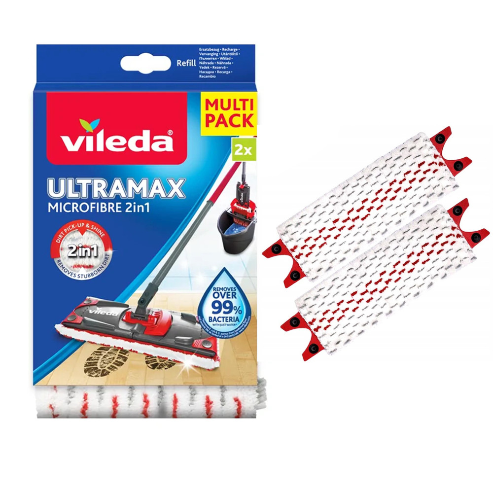 Inlägg till Vileda Ultramax och Ultramat Turbo mopp (2 stycken) Inlägg till Vileda Ultramax och Ultramat Turbo mopp (2 stycken)