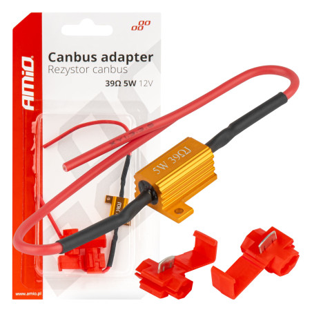 Motstånd Canbus motstånd för LED-lampor 39? 5w amio-04090