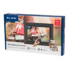 79-707- Digital fotoram blow på bilder frameo wifi 10,1' trä | HandlaSmidigt.se