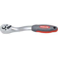 Ratschensnyckel cv 1/4' l-145mm, omkopplare, handtag med snabbkoppling, Proline.