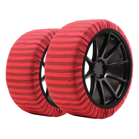 Snökedjor i textilmaterial Isse Classic storlek 58 enligt EN16662-1-2020 ONORM 5121-2021 2 st.