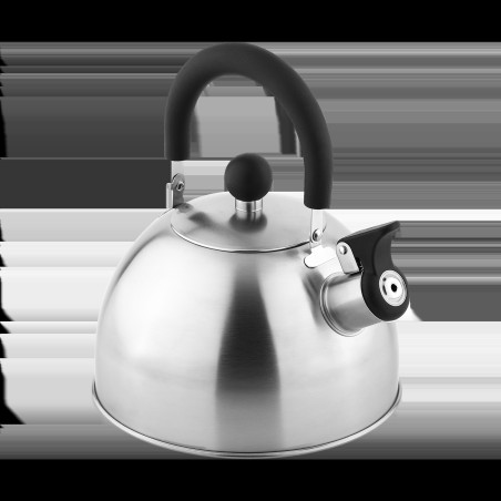 Vattenkokare av rostfritt stål med visselpipa 1,8L