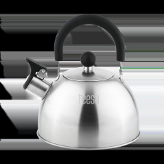 Vattenkokare av rostfritt stål med visselpipa 1,8L
