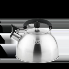 Vattenkokare av rostfritt stål med visselpipa 1,8L