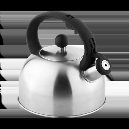 Vattenkokare av rostfritt stål med visselpipa 2L