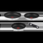 Set med stekpannor med avtagbart handtag 22cm, 24cm, 28cm TEESA FRYING PANS SINGLE HAND.