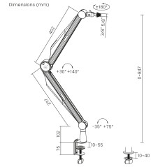 Mikrofonfäste 3/8' och 5/8' NanoRS, max 1 kg, RS422 | HandlaSmidigt.se