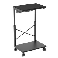 Understell till datorvagn med hjul för CPU med NanoRS-hylla, max 80 kg, justerbar höjd 550~850 mm, RS430.