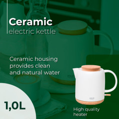 AD 1304 Elektrisk keramisk tekanna 1,0l