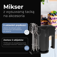 AD 4230 Mixer med utdragbar bricka för tillbehör