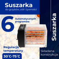 AD 6660 Svamp-, ört- och livsmedelstork - dehydrator