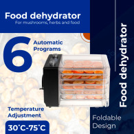 AD 6660 Svamp-, ört- och livsmedelstork - dehydrator