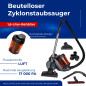 AD 7065 Cyklonisk dammsugare - påsefri - behållare 1,6 liter