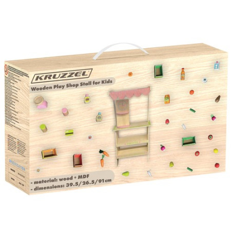 Trästånd med tillbehör från Kruzzel 24888
