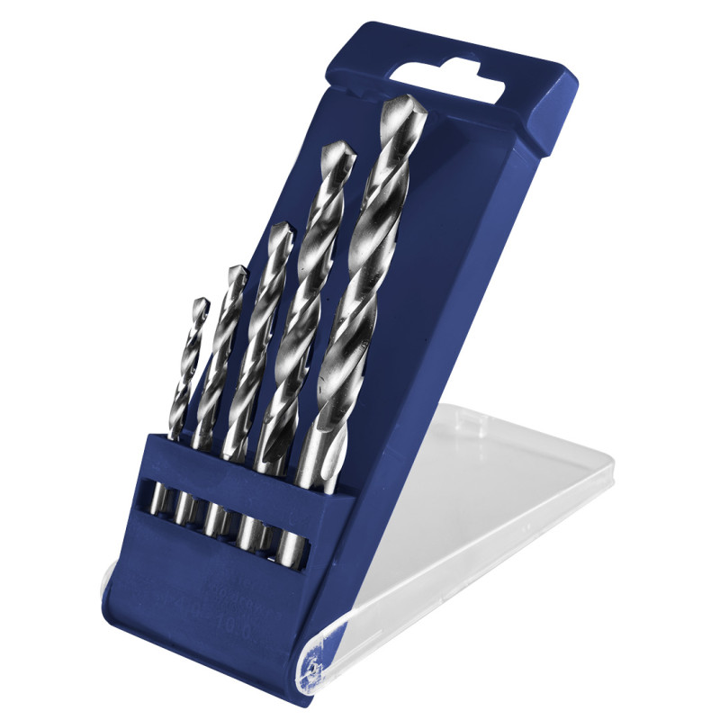 Borrsatser för metall Baildon DIN 338 RN NWKa ZM-5 4-10 mm, HSS (S), 5-delar.