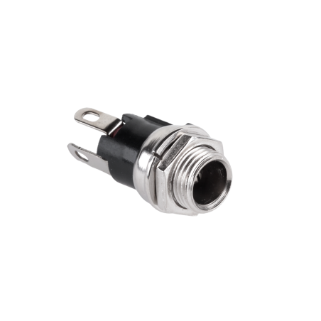 DC 2.5/5.5 skruvbart uttag