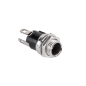 DC 2.5/5.5 skruvbart uttag