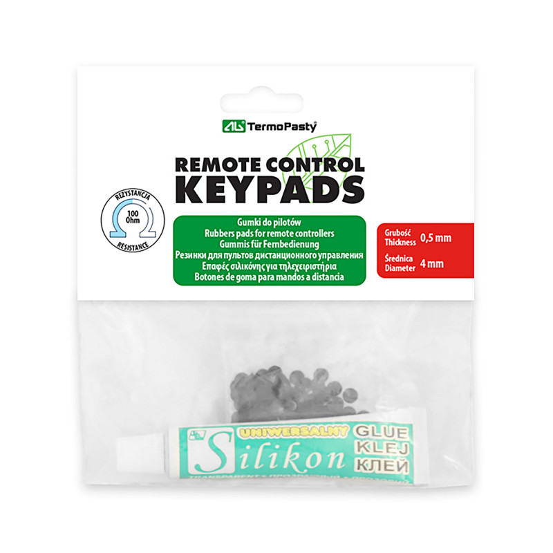 1249 - Gummiband för piloter med lim