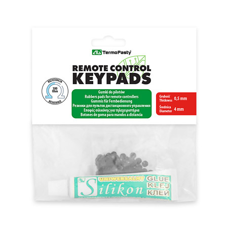 1249 - Gummiband för piloter med lim