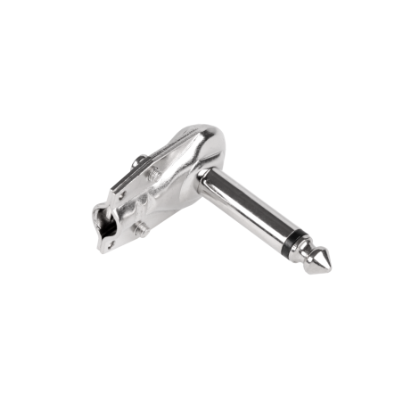 Kontaktdon Jack 6.3 mono metall vinklad