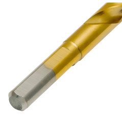 Bor för metall Baildon DIN 338 RN 10,5 mm, HSS TiN (S), 133-87 mm (3-flatsfäste)