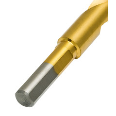 Bor för metall Baildon DIN 338 RN 13 mm, HSS TiN (S), 151-101 mm (3-flatsfäste)