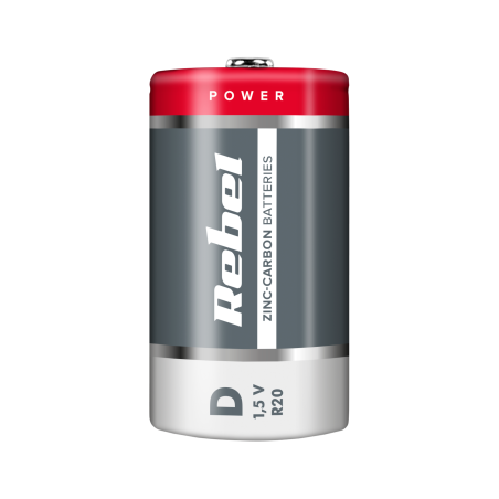 Zinkkolbatteri REBEL R20 | HandlaSmidigt.se