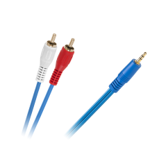 Kabel JACK 3,5-2 x RCA NIEB.4MM 3m
Kabel JACK 3,5-2 x RCA NIEB.4MM 3m