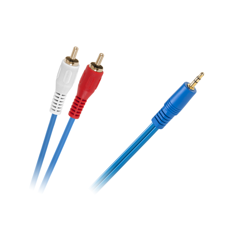 Kabel JACK 3,5-2 x RCA NIEB.4MM 3m
Kabel JACK 3,5-2 x RCA NIEB.4MM 3m