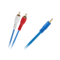 Kabel JACK 3,5-2 x RCA NIEB.4MM 3m
Kabel JACK 3,5-2 x RCA NIEB.4MM 3m