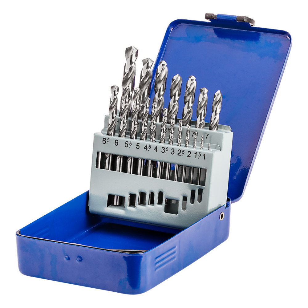 Komplet wierteł do stali i żeliwa NWKa INOX M-19, 1,0-10,0 mm, szlifowane, HSS-E Co5 (19 szt.) Komplet wierteł do stali i żeliwa NWKa INOX M-19, 1,0-10,0 mm, szlifowane, HSS-E Co5 (19 szt.)
