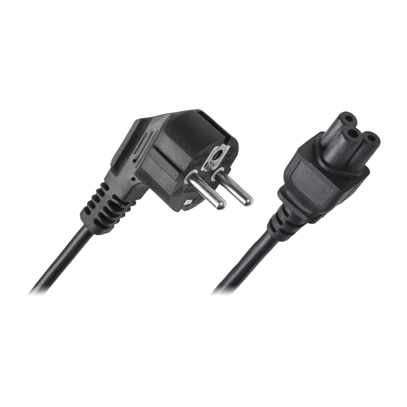 Strömkabel till laptop (klöverblad)