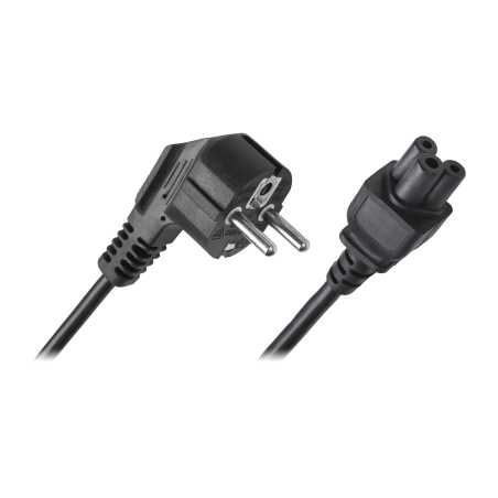 Strömkabel till laptop (klöverblad)