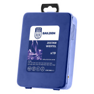 Komplet wierteł do stali i żeliwa NWKa INOX M-19, 1,0-10,0 mm, szlifowane, HSS-E Co5 (19 szt.)
