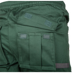 Arbetsbyxor OUTDOOR, joggermodell, gröna, storlek S | HandlaSmidigt.se