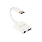 66-169- Adapter USB-kontakt USB-C USB-C-kontakt + 3,5 mm jack-kontakt