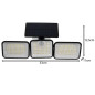 Solarlampa 180 LED Izoxis 24889