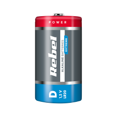 Alkaliska batterier REBEL EXTREME LR20 2 st/fp. | HandlaSmidigt.se